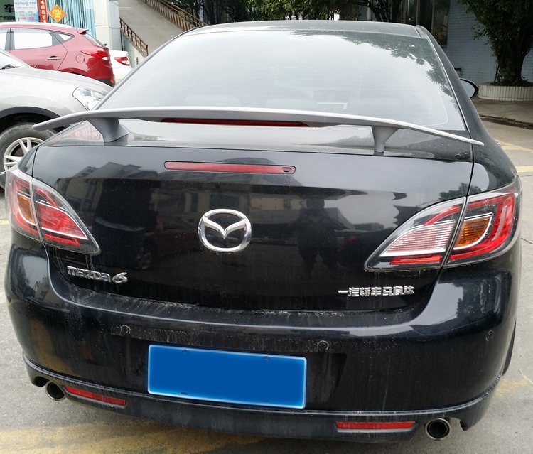 适用于马自达睿翼汽车改装件运动飞机尾翼打孔/免打孔带灯定风翼