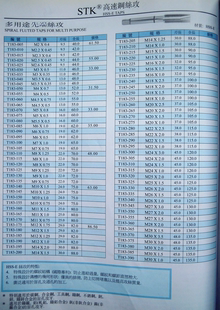 销售STK高速钢丝攻、多用途先端丝攻