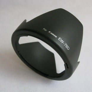 适用佳能550D 60D 7D 5D2 50D 600D EW-78D 28-200 18-200 遮光罩