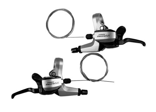 日本原产 SHIMANO DEORE LX ST-M580 山地 双控手柄 连体指拨 9速