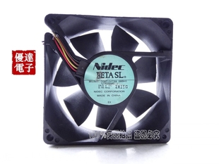 8025 厘米 24.5V 4线PWM温控静音 机箱散热风扇 NIDEC 变频器 8CM