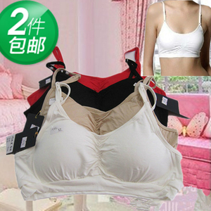 实体热卖孕妇抹胸式文胸裹胸带胸垫超柔棉纯色薄大码 无痕妈妈衣
