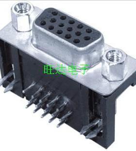 DB15P 插座VGA15P插座 DB15芯插座 VGA15芯插座