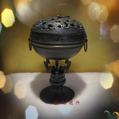 古玩铜香炉纯铜熏香炉摆件礼品