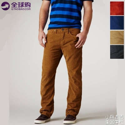 美国鹰经典灯芯绒休闲裤