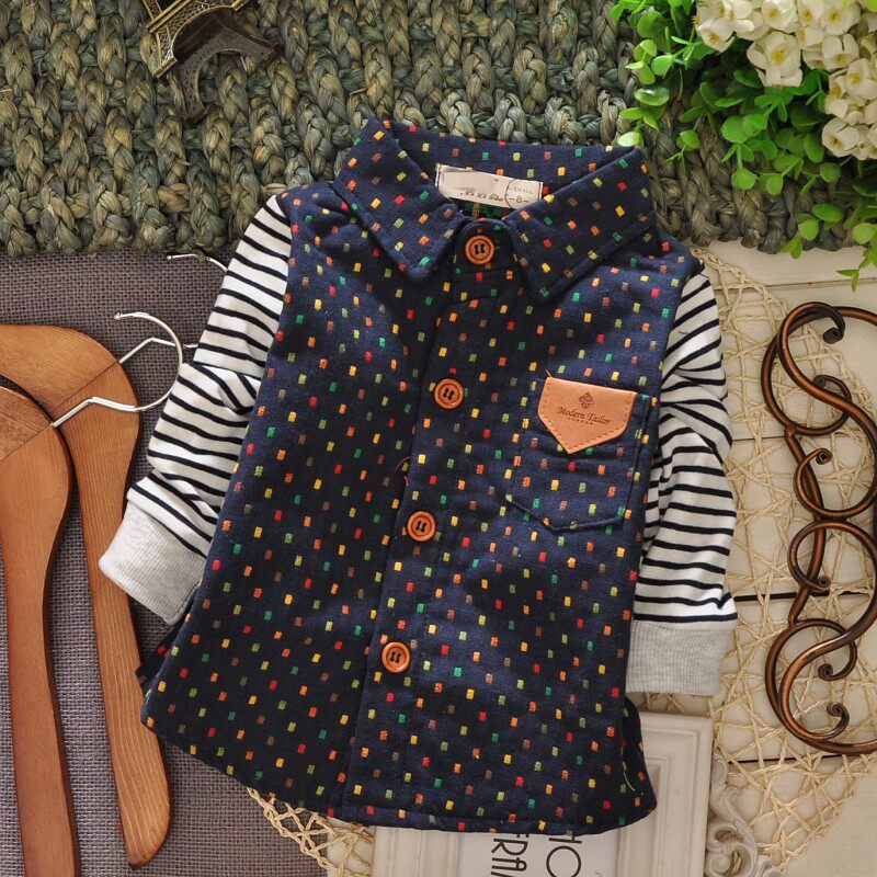 Chemise garcon à manche longue - Ref 2077569 Image 1