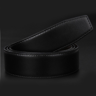 针扣平滑扣无头皮带条腰带男士 纯皮带身牛皮皮带真皮3.0 3.3 包邮