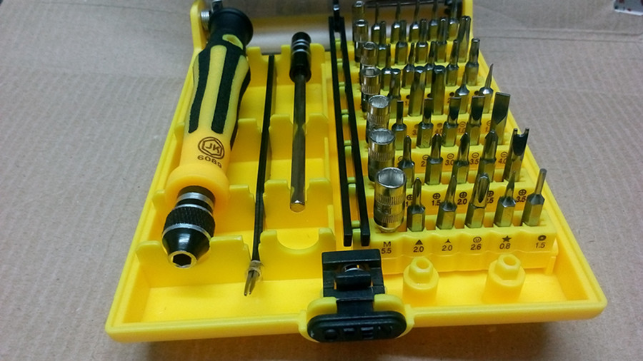 捷克力JK-6089A 45合一螺丝刀套装 万能螺丝刀套装工具组合