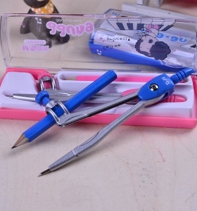 晨光90822 冬己系列圆规 金属圆规 90802学生绘图测量 铁圆规夹笔