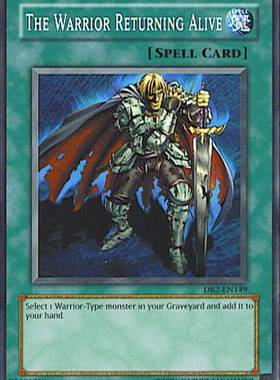 游戏王 美版 正版 - 战士生还 Warrior Returning/平卡