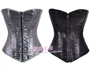 Tòa án châu Âu bạc corset corset cô dâu váy cưới corset đồ lót ngực TT bụng cơ thể quần áo - Sau sinh