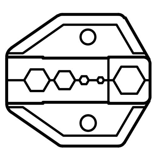 RG58/59/6/174同轴接头六角型压线钳口模.255.211.093.067.315