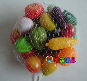 幼儿园儿童游戏仿真水果 蔬菜塑料 逼真形象