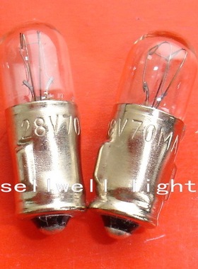 赛远电光源 微型灯泡 28v 2W (70ma) ba7sx21 a545 高品质