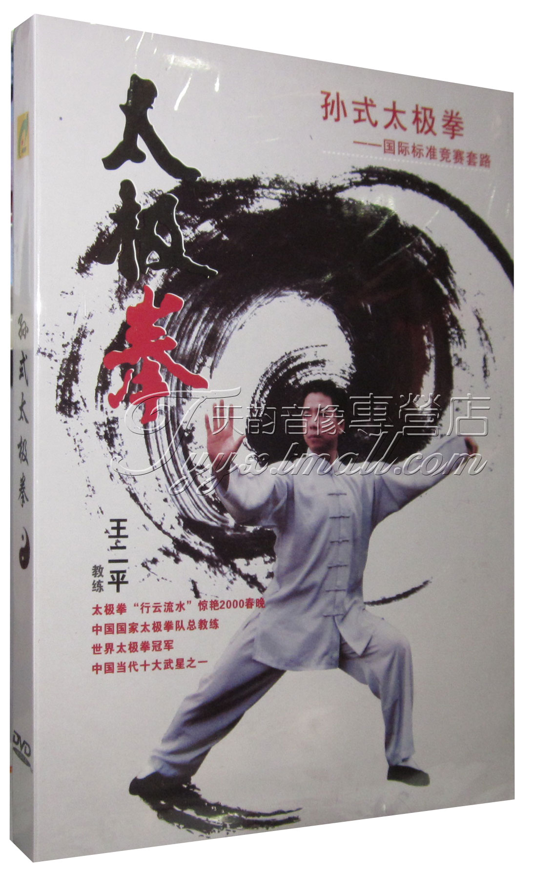 武术教学 孙式太极拳七十三式 国际标准竞赛套路 DVD王二平 73式