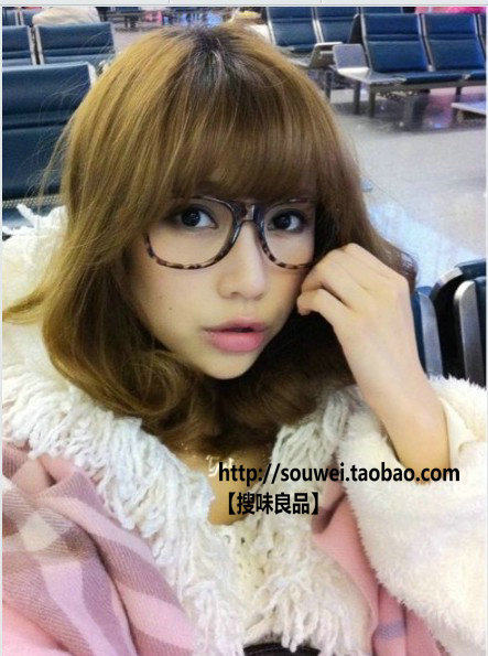 韩版复古男女平光镜眼镜架黑框眼镜2018韩版复古潮男女范眼镜框子