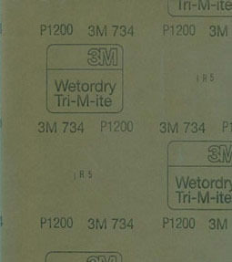 3M734砂纸P1200号230MM*280MM砂纸