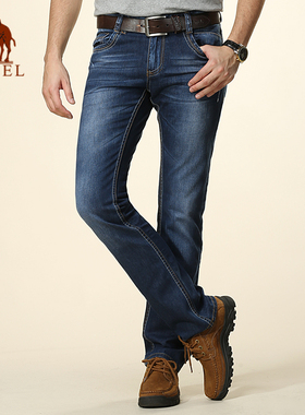 【非卖品】camel骆驼男装  时尚休闲牛仔裤 男款直筒长裤 07900