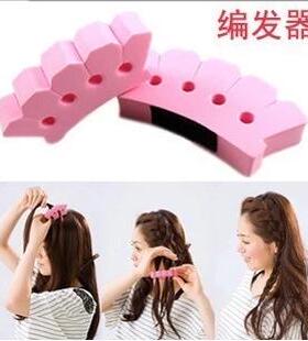日韩版全新美眉麻花辫造型盘发淑女风时尚造型编发器发夹发型DIY