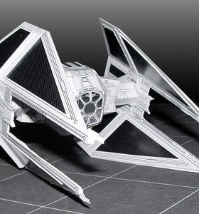 【新翔精品纸模型】星球大战TIE-Interceptor星战模型
