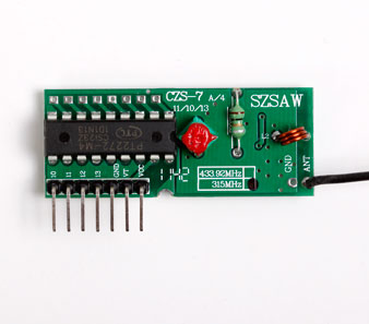 声表创胜品牌 长针 四路超再生接收板CZS-7