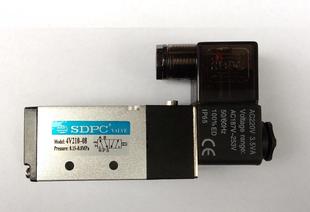 SDPC DC24V 两位五通电磁阀4V210 AC220V 宁波盛达阳光气动