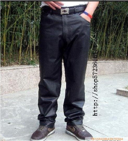 Pantalon cuir homme droit pour jeunesse - Ref 1493190 Image 1