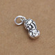 S925纯银泰银招财貔貅吊坠 diy佛珠水晶手链项链饰品挂件配件