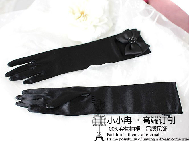 Gants pour fille en satin - Ref 2150370 Image 1