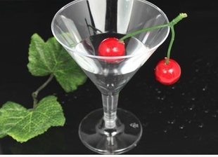 150ml一次性鸡尾酒杯/马丁尼酒杯/硬塑料漏斗形杯/Martini 试饮杯