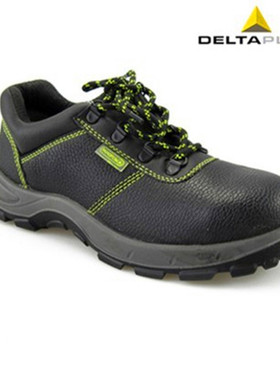 代尔塔劳保鞋电工鞋安全鞋真皮钢包头防刺穿绝缘鞋低邦电工鞋男