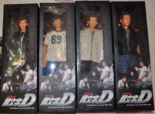 hottoys how2work  1:6 12寸 头文字电影版人偶套装拓海文太4人套