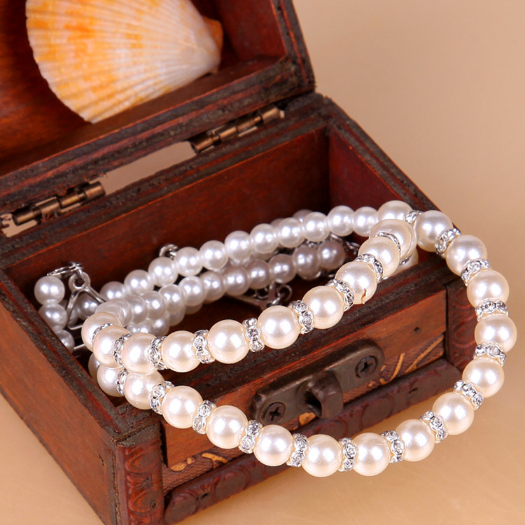 Bretelles pour lingerie Perle clip diamant - Ref 809794 Image 1