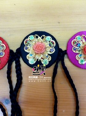 韩国原装进口新娘头饰/发带/发绳/舞台头饰/韩服头饰/H-P03322