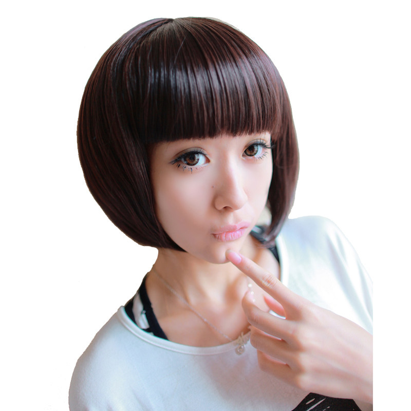 Perruque cheveux raides Court - Ref 2613470 Image 5