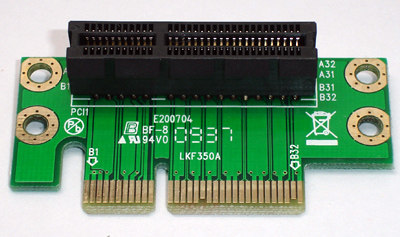 pci-e 4x 转接卡/90度/pci-e 横向转向卡/金手指纯金pcie高品质卡
