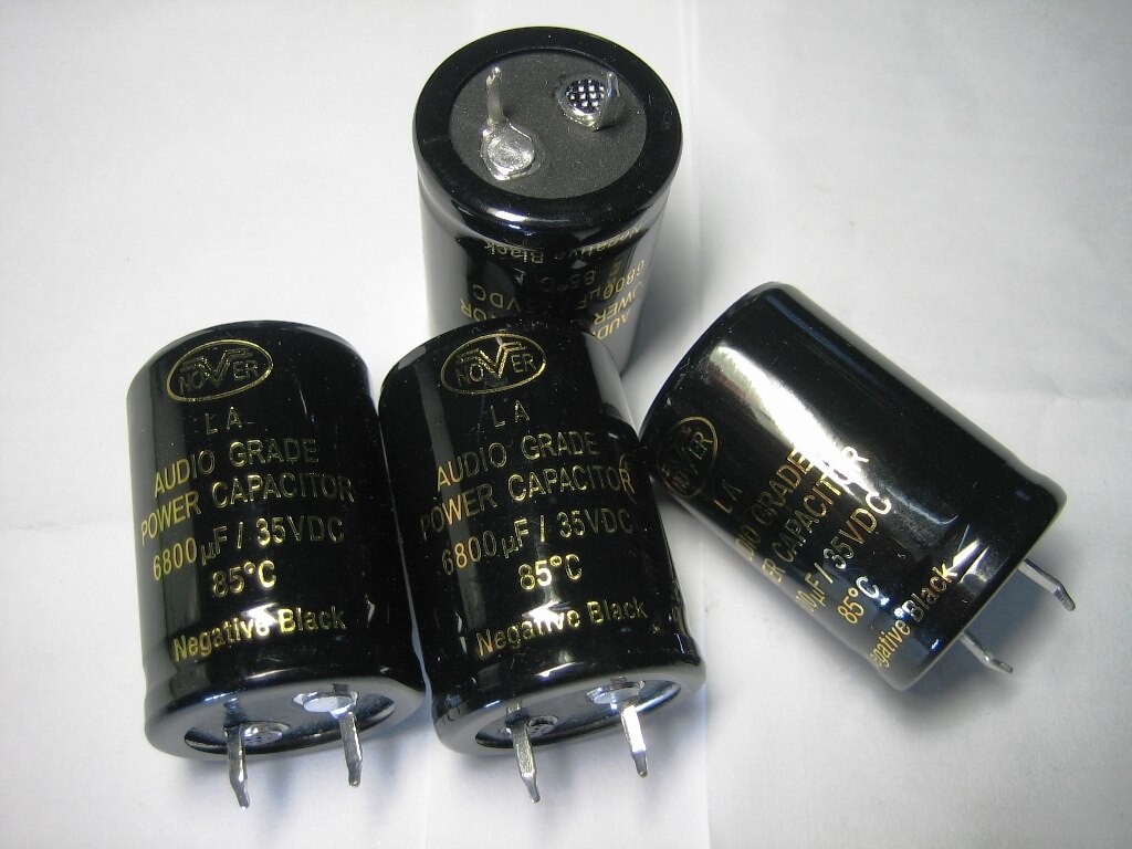 HIFI 发烧 音频 音响 电解电容 金字Nover 诺华 50V6800uF 矮电容