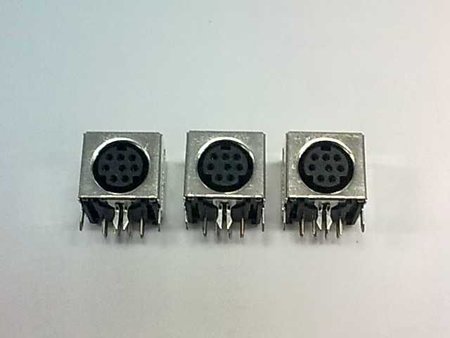 实体店 MD8母座 MD8母头 插板式 电路板MD8插座 MINI DIN8母座