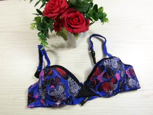 小码冰丝面料印花65a少女内衣