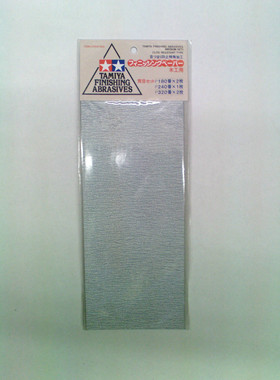 怡乐 田宫 TAMIYA 180#240#320# 砂纸 打磨纸 87009 (5枚装)