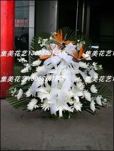 沈阳鲜花同城速递扫墓祭奠白事白色菊花花店清明节