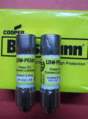 LP-CC-15 LOW-PEAK美国BUSSMANN 10X38延时熔断器/保险丝15A 正品