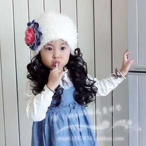 新款韩版宝宝帽子秋冬棉帅气牛仔