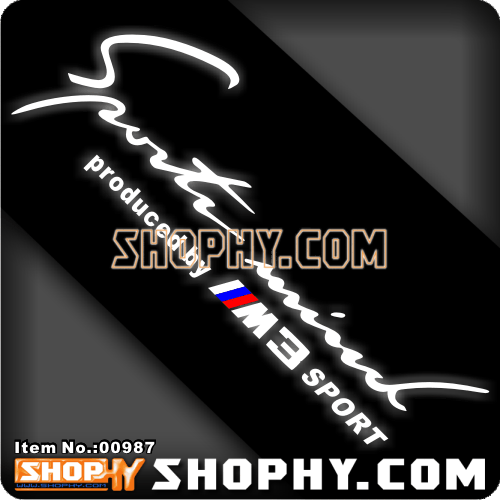 3M反光贴00987SportsmindproducedbyBMWM3SPORT宝马