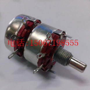 正品 WTH118 双联单圈碳膜电位器 滑动变阻器 2K2 4K7 10K 470K