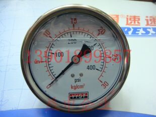 400PSi 压力表 可带卡子 30KG YN60Z CM² 耐震压力表