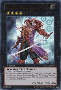 游戏王 美版 正版 - 六武众的影者 紫炎 Shadow/金闪/SDWA/1刷