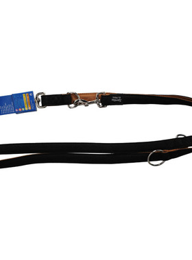 正品德国Trixie进口狗链 中大型犬运动系列牵引绳三层海绵双头2米