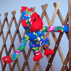 馈赠佳品 中式古典 新年礼物--手工布艺猴子--各色