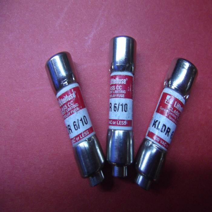 KLDR 6/10 力特CLASS CCTIME DELAY延时熔断器保险丝600V0.6A正品